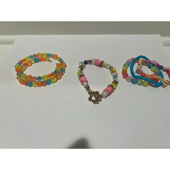Kidcore bracelet stack with 5 pieces - Picture 4 of 4